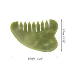 Unique Bargains Heart Shape Head Massage Comb Dark Green 1 Pc