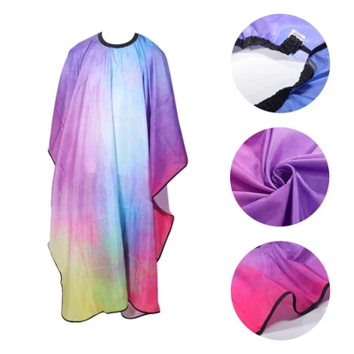 Unique Bargains Ombre Hair Cut Barber Cape Blue Pink 1 Pc 2 Unique Bargains Ombre Hair Cut Barber Cape Blue Pink 1 Pc - Image 2