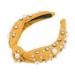 Unique Bargains Women's Knotted Simulated Pearl Rhinestones Headband 1.18" Wide 1Pc -UNIQUE BARGAIN Shop GUEST 024f57cd 51c4 4f0d 8c7f 0ad0f2b6cb7c