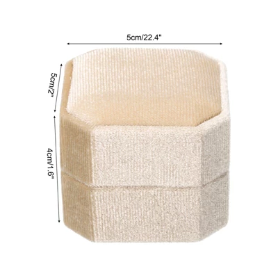 Unique Bargains Velvet Soft Touch Ring Jewelry Box 1 Unique Bargains Velvet Soft Touch Ring Jewelry Box