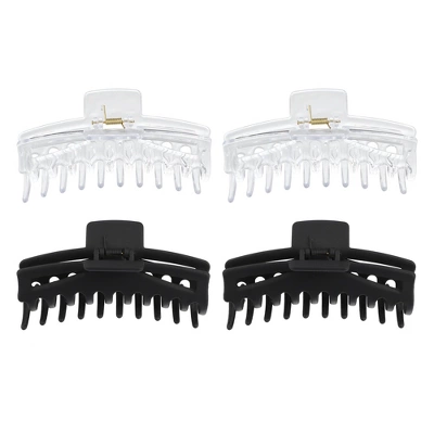Unique Bargains Women's Claw Clip Hair Accessories For Thick Hair Large 4 Pcs 9 Unique Bargains Women's Claw Clip Hair Accessories For Thick Hair Large 4 Pcs - Image 9