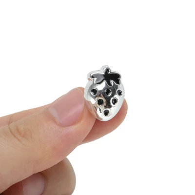 Unique Bargains Strawberrys Shoelace Charms Silver Tone 1 Pair 2 Unique Bargains Strawberrys Shoelace Charms Silver Tone 1 Pair - Image 2