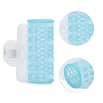 Unique Bargains Women's Heatless Voluminous Hair Roller 2.72"x2.17" White Blue 4pcs 2 Unique Bargains Women's Heatless Voluminous Hair Roller 2.72"x2.17" White Blue 4pcs - Image 2