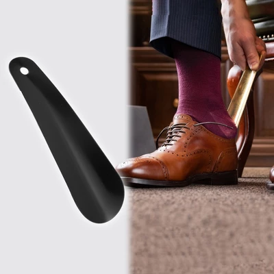 Unique Bargains Straight Hole Shoe Horn 4.72"x1.38" Black 1 Pc 4 Unique Bargains Straight Hole Shoe Horn 4.72"x1.38" Black 1 Pc - Image 4