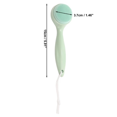 Unique Bargains Women's Cat Ears Headbands Silicone Facial Cleansing Brush Black Green 2Pcs 1 Unique Bargains Women's Cat Ears Headbands Silicone Facial Cleansing Brush Black Green 2Pcs