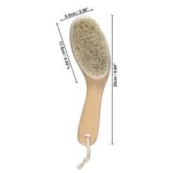 Unique Bargains Curved Handle Bath Brush For Shower 9.84" Length Brown 1 Pc -UNIQUE BARGAIN Shop GUEST 04edbbea 268f 4356 ba02 007b11648391