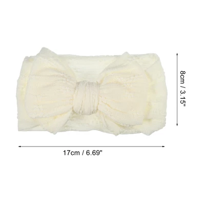 Unique Bargains Girl's Bow Headbands 6.69"x3.15" 1 Pc 3 Unique Bargains Girl's Bow Headbands 6.69"x3.15" 1 Pc - Image 3