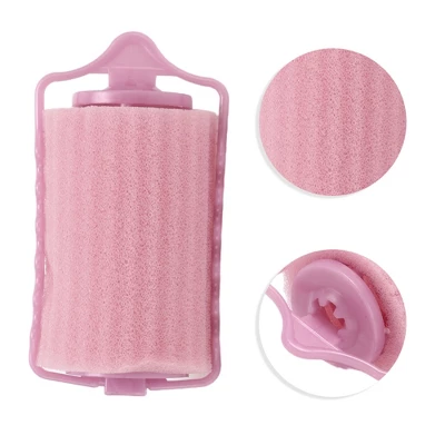 Unique Bargains Women's Sponge Foam Hair Roller 3.27"x1.73" Pink 6 Pcs 2 Unique Bargains Women's Sponge Foam Hair Roller 3.27"x1.73" Pink 6 Pcs - Image 2