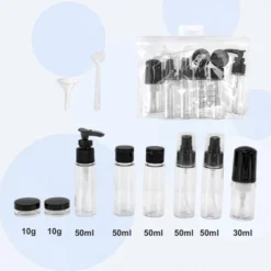 Unique Bargains Reusable Travel Container Set 11 Pcs