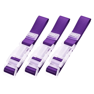 Unique Bargains Travel Luggage Adjustable Buckle Belt Utility Strap 3 Pcs 4 Unique Bargains Travel Luggage Adjustable Buckle Belt Utility Strap 3 Pcs - Image 4