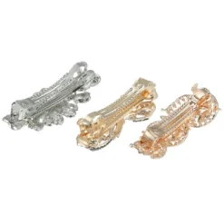 Unique Bargains Women's Hair Barrettes Shining Rhinestone Flower Butterfly Flower Shape Hair Clip Spring Hair Barrette Hair Accessories 3Pcs -UNIQUE BARGAIN Shop GUEST 070c5839 e7f6 4302 a44a b82ded343b72