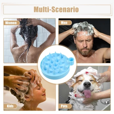 Unique Bargains Hair Scalp Massager Shampoo Brush 3.62"x3.07"x1.38" 4 Unique Bargains Hair Scalp Massager Shampoo Brush 3.62"x3.07"x1.38" - Image 4