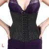 Unique Bargains Women Breathable Body Shaper Waist Trainer Cincher Underbust Corset Shapewear Black