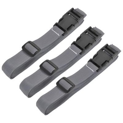 Unique Bargains Travel Accessory Luggage Adjustable Buckle Belt Utility Strap 3 Pcs 4 Unique Bargains Travel Accessory Luggage Adjustable Buckle Belt Utility Strap 3 Pcs - Image 4