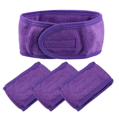 Unique Bargains Spa Headband Soft Women Hair Bands For Face Washing Bath Facial Mask Yoga 4 Pcs 10 Unique Bargains Spa Headband Soft Women Hair Bands For Face Washing Bath Facial Mask Yoga 4 Pcs - Image 10