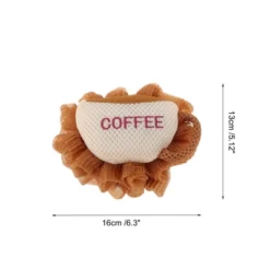 Unique Bargains Coffee Cup Shape Bath Sponge Brown Beige 1 Pc -UNIQUE BARGAIN Shop GUEST 08834d41 0b31 4ad0 9308 999b69ae3727