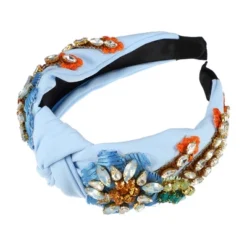 Unique Bargains Women's Bling Vintage Flowers Rhinestone Flannel Wide Edge Headband 4.92"x1.77" 1 Pc -UNIQUE BARGAIN Shop GUEST 08a8c823 fba3 4133 be4e 449e31ef3a69