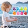 Unique Bargains Girls Mini Claw Clip Hair Clips Flower Pattern Barrette Baby Hair Accessories 100 Pcs