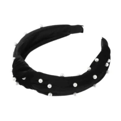 Unique Bargains Women's Bling Twisted Faux Pearl Velvet Headband Hairband Accessories 1.2 Inch Wide 1 Pc -UNIQUE BARGAIN Shop GUEST 0903ce8a fc2d 4fa8 bdb5 6efe6efbdff7
