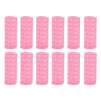 Unique Bargains Women's Heatless Voluminous Hair Roller 2.76"x0.98" Pink 12pcs 4 Unique Bargains Women's Heatless Voluminous Hair Roller 2.76"x0.98" Pink 12pcs - Image 4