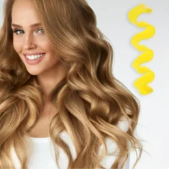 Unique Bargains Water Ripples Hair Rollers 5.91"x1.18"x0.98" Assorted Color 1 Set