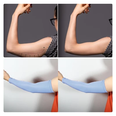 Unique Bargains Arm Shapers Arm Slimming Sleeves Fat Burning Light Weight 1 Pair 4 Unique Bargains Arm Shapers Arm Slimming Sleeves Fat Burning Light Weight 1 Pair - Image 4