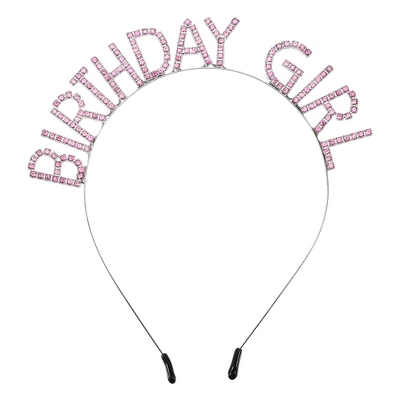 Unique Bargains Girl's Rhinestone Happy Birthday Tiara Headband 1 Pc 6 Unique Bargains Girl's Rhinestone Happy Birthday Tiara Headband 1 Pc - Image 6