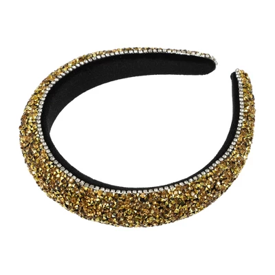 Unique Bargains Women's Bling Rhinestone Padded Hairband Hair Accessories 1.18 Inch Wide 1 Pc 8 Unique Bargains Women's Bling Rhinestone Padded Hairband Hair Accessories 1.18 Inch Wide 1 Pc - Image 8