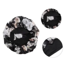 Unique Bargains High Elasticity Print Shower Cap 1 Pc