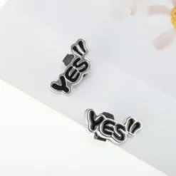 Unique Bargains Yes Pattern Shoelace Charms Black Silver Tone 1 Pair -UNIQUE BARGAIN Shop GUEST 0cecdb88 8fc8 438b 9653 6d05372be6c5