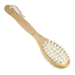 Unique Bargains Double-Side Long Handle Bath Brush For Shower 13.78"x3.03" Beige 1 Pc -UNIQUE BARGAIN Shop GUEST 0e337878 43fe 4391 ad06 df4a8c232ebc