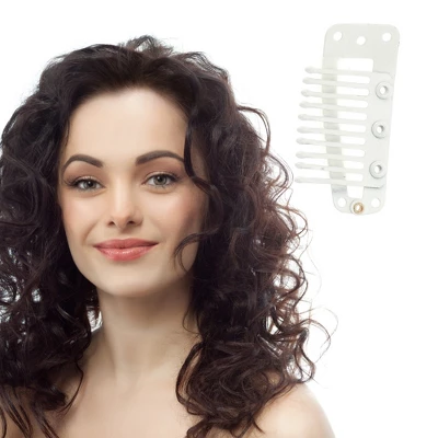 Unique Bargains 10-Teeth Snap Wig Hair Clips 20 Pcs 4 Unique Bargains 10-Teeth Snap Wig Hair Clips 20 Pcs - Image 4