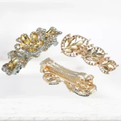 Unique Bargains Women's Hair Barrettes Shining Rhinestone Flower Butterfly Flower Shape Hair Clip Spring Hair Barrette Hair Accessories 3Pcs -UNIQUE BARGAIN Shop GUEST 0f06430a 6c33 4beb bd38 d1ba325fc95e