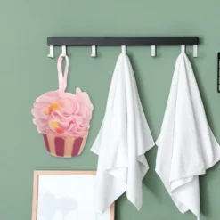 Unique Bargains Bathroom Cartoon Bath Shower Loofah Sponge 5.12"x5.91" Pink Yellow 1 Pc -UNIQUE BARGAIN Shop GUEST 0f55dd91 49ed 4fb1 894b f7d1e68e75ee