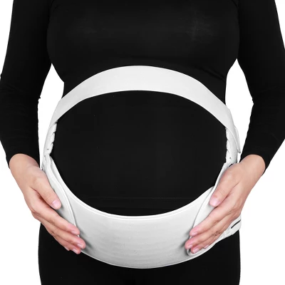 Unique Bargains Maternity Support Belt Pregnancy Waist Abdomen Belly Back Brace Band White 8 Unique Bargains Maternity Support Belt Pregnancy Waist Abdomen Belly Back Brace Band White - Image 8