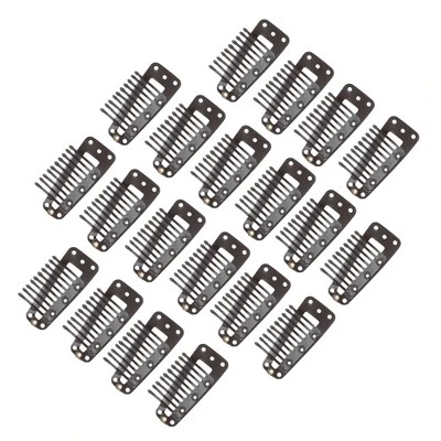 Unique Bargains 10-Teeth Snap Wig Hair Clips 20 Pcs 8 Unique Bargains 10-Teeth Snap Wig Hair Clips 20 Pcs - Image 8