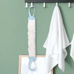 Unique Bargains Drawstring Back Bath Towel For Bathroom 33.46"x3.54" Blue 1 Pc -UNIQUE BARGAIN Shop GUEST 10892979 2b2a 4210 a5bd fea2e0c20431