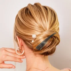 Unique Bargains Women's Metal Long Duckbill Hair Clips Orange Brown 5.31"x0.83"x1.18" 2 Pcs