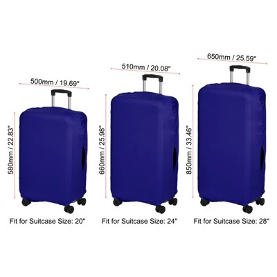 Unique Bargains Elastic Silk Washable Reusable Foldable Travel Luggage Cover 1 Unique Bargains Elastic Silk Washable Reusable Foldable Travel Luggage Cover