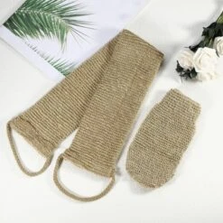 Unique Bargains Bath Shower Gloves 25.98"x4.33" Brown 1 Set -UNIQUE BARGAIN Shop GUEST 11301ac7 ec03 4e15 9b09 53511406eead
