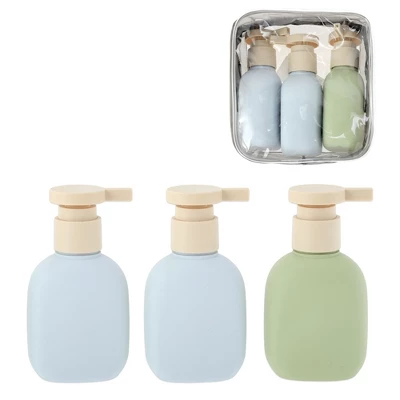 Unique Bargains Refillable Plastic Travel Container Set 100ml 3 Pcs 6 Unique Bargains Refillable Plastic Travel Container Set 100ml 3 Pcs - Image 6