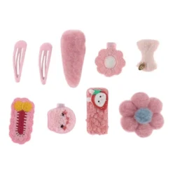 Unique Bargains Girl's Fashion Cute Flowers Hair Clips Pink 9 Pcs -UNIQUE BARGAIN Shop GUEST 11e1e03e a06c 4b0a 9188 1d505b7fd323