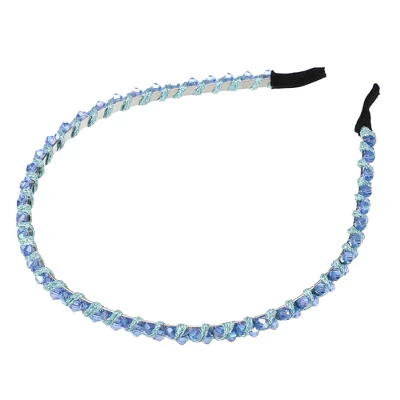 Unique Bargains Women's Rhinestone Hair Hoop Headband 0.24 Inch Wide 1 Pc 6 Unique Bargains Women's Rhinestone Hair Hoop Headband 0.24 Inch Wide 1 Pc - Image 6
