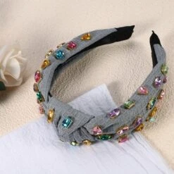 Unique Bargains Girl's Rhinestone Retro Knotted Non-slip Wide Headband Blue 5.12"x1.26" 1 Pc -UNIQUE BARGAIN Shop GUEST 15c9a2b0 033b 4e74 b369 50215f79ee0e