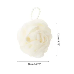 Unique Bargains Rose Bath Shower Loofah Sponge 1 Pc