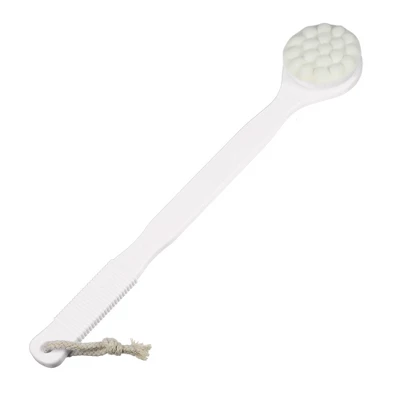 Unique Bargains Long Handle Bath Brush For Shower 15.55" Length White 1 Pc 6 Unique Bargains Long Handle Bath Brush For Shower 15.55" Length White 1 Pc - Image 6
