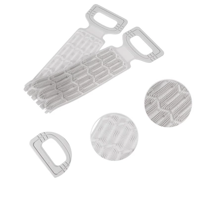 Unique Bargains Double Side Body Scrub Towel For Shower 27.36"x4.33" 1 Pc 2 Unique Bargains Double Side Body Scrub Towel For Shower 27.36"x4.33" 1 Pc - Image 2