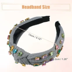 Unique Bargains Girl's Rhinestone Retro Knotted Non-slip Wide Headband Blue 5.12"x1.26" 1 Pc -UNIQUE BARGAIN Shop GUEST 1a077a81 ac0f 43f7 b9b7 92174dc17d63