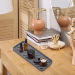 Unique Bargains Waterproof Soft Silicone Bathroom Kitchen Organizer Tray -UNIQUE BARGAIN Shop GUEST 1a7f1caf 9a8e 48b9 9329 b1c7daa11385