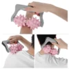 Unique Bargains Hand-held Double Ball Massage Stick 1 Pc